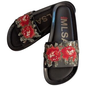 Free People Melissa Vegan Beach Slide Size 7